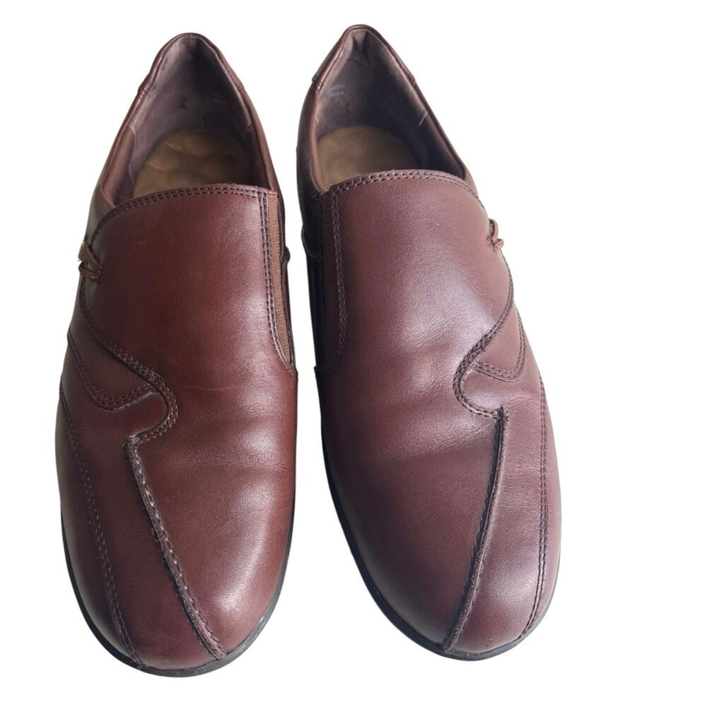 Walking Cradles Cassie Brown Leather Comfort Loafer Women’s Size 11W - Picture 2 of 9